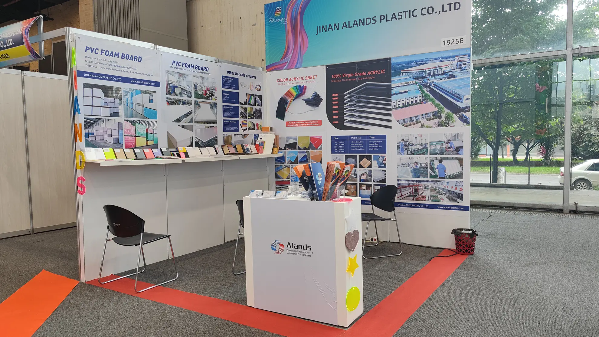 Foto da exposição Alands Colombia
