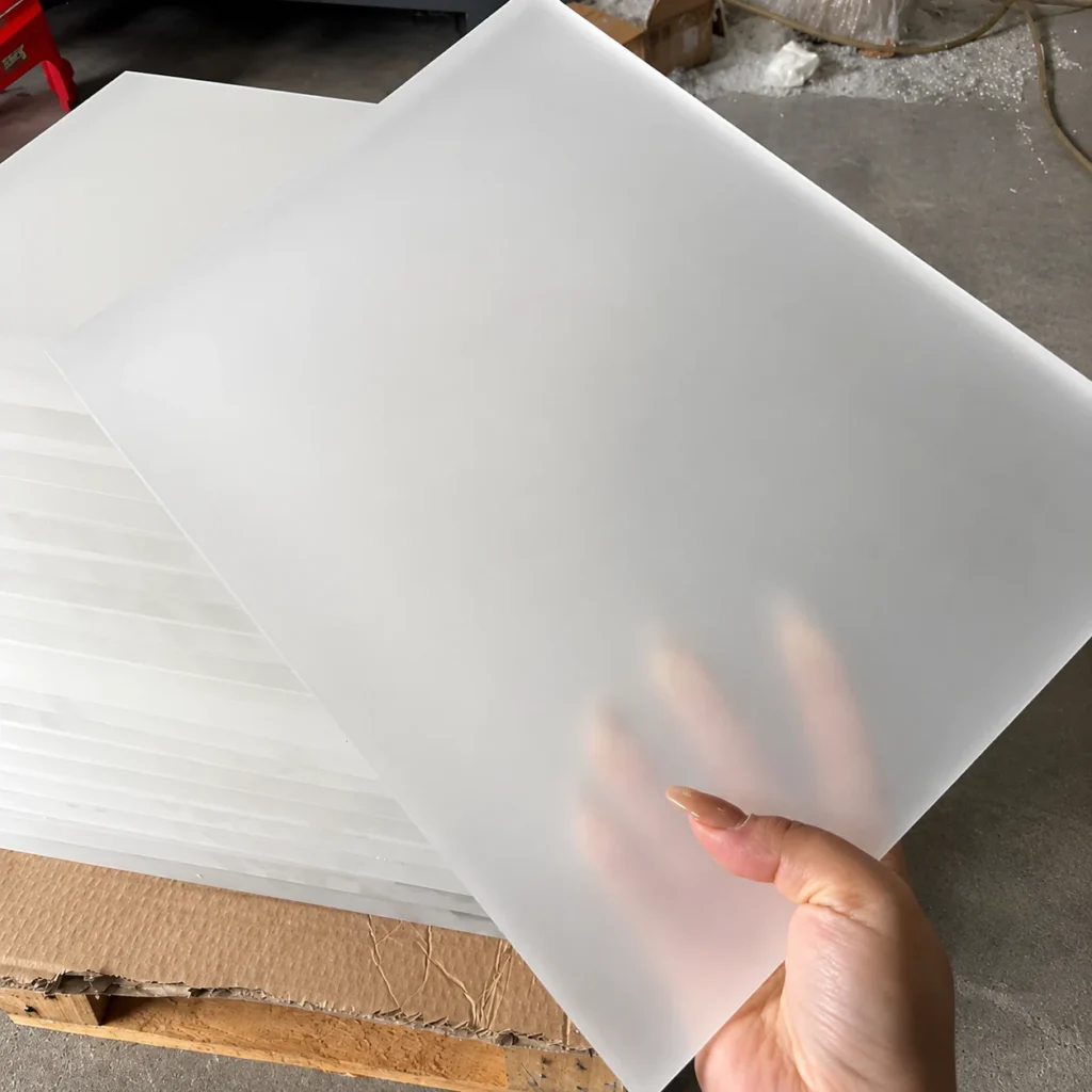 Frosted Acrylic Sheets by Alands-Sizes 4×8 ft Thickness3-10mm