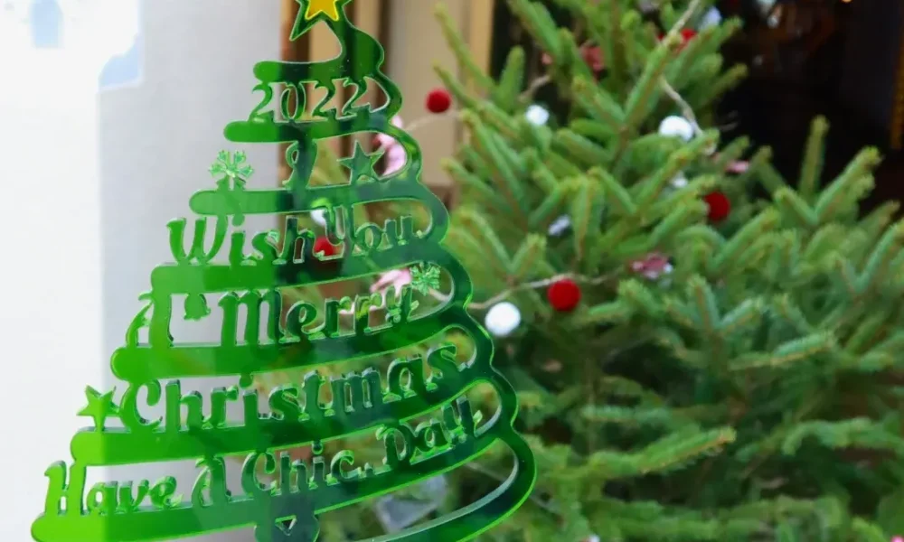 Árvore de Natal de acrílico (2)