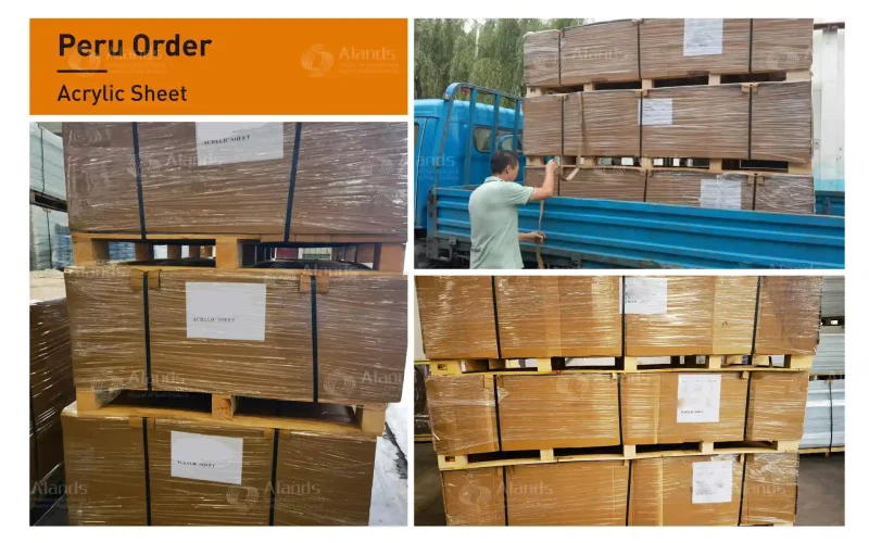 Acrylic Sheet Order Shipped to Peru