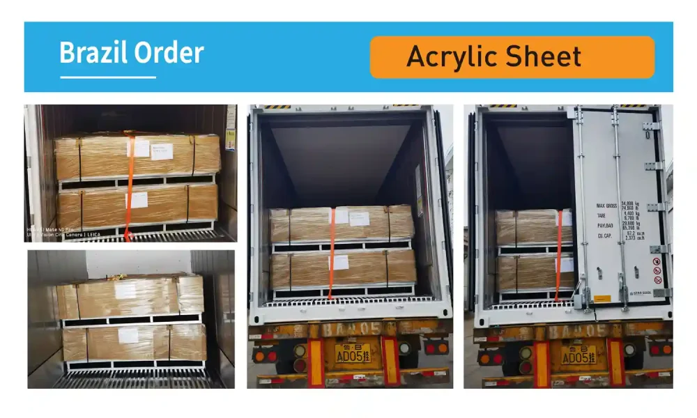 Acrylic Sheets Successfully Dispatched