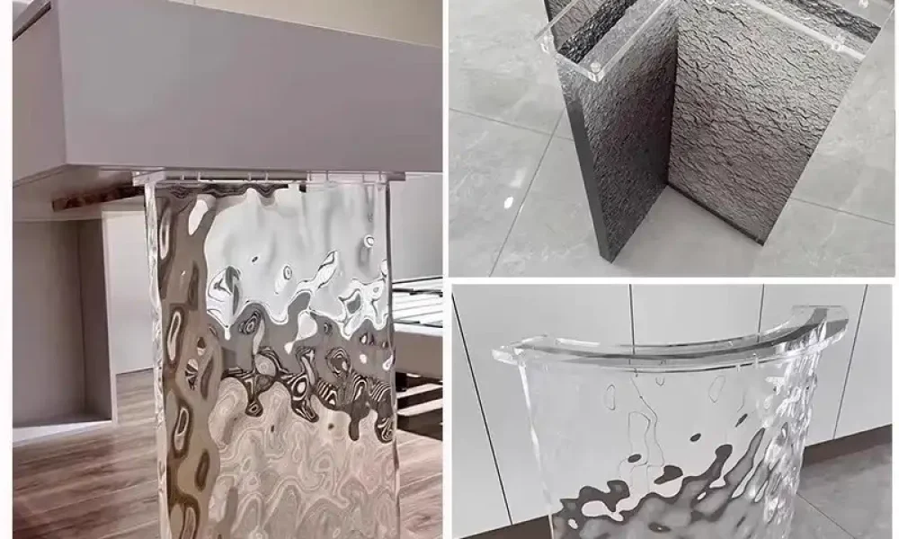 Canto de mesa em placa de acrílico (8)
