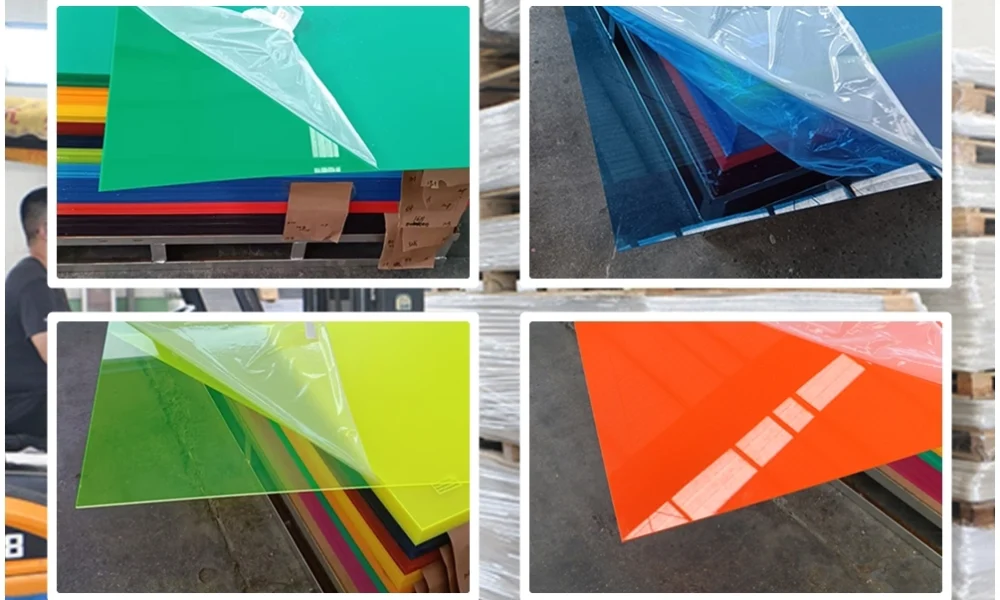 Art, Crafts, and DIY Projects with Colored Acrylic Sheets