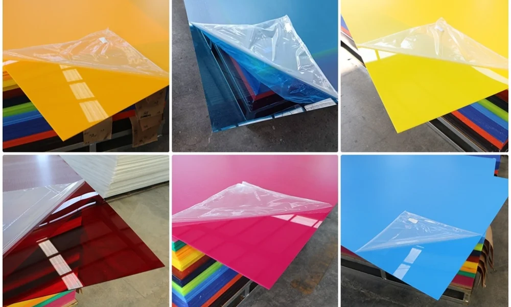 Colored Acrylic Sheets for Partitions and Protective Barriers