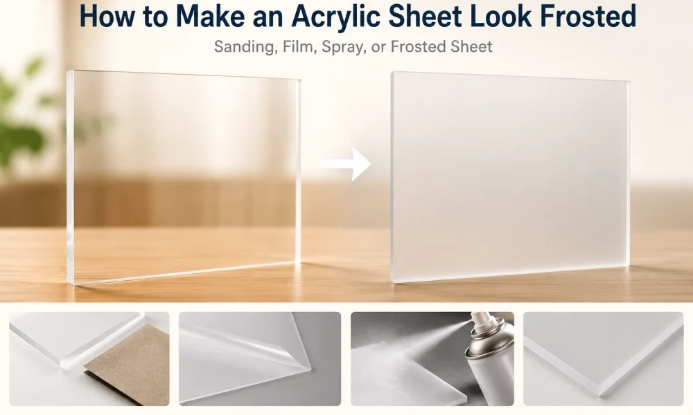 How to Make an Acrylic Sheet Look Frosted