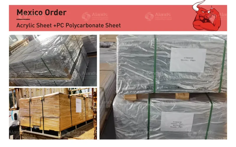 Mexico Shipment of Acrylic and PC Sheets