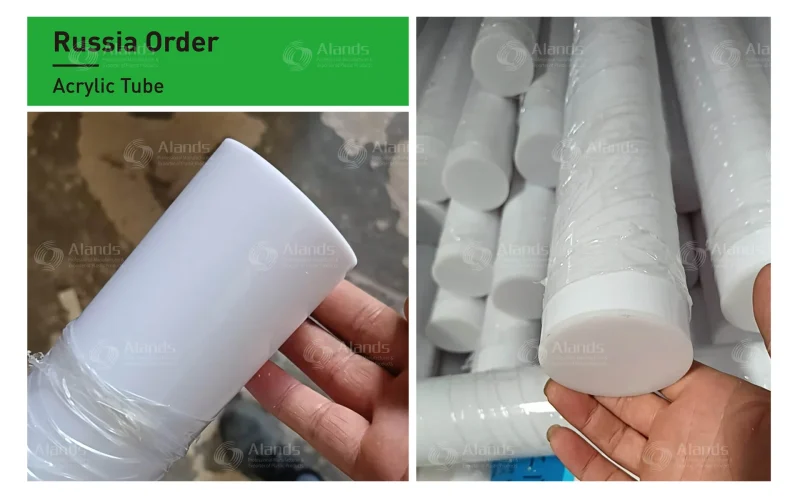 Russia Acrylic Tube Supplier PMMA Tube Bulk Order Case