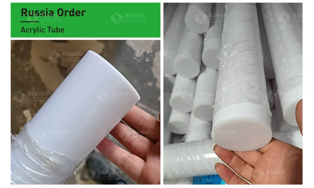 Russia Acrylic Tube Supplier PMMA Tube Bulk Order Case